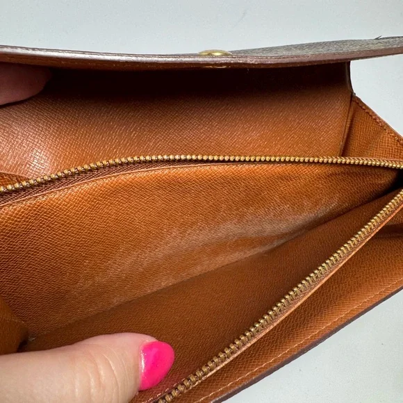 SOLD Louis Vuitton Sarah Monogram Wallet On Chain Vintage Luxury - Picture 6 of 13